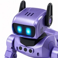 Chien robot IA, compagnon intelligent, appareil de bureau interactif, lumière et son, télécommande, jouet futuriste pour animaux de compagnie