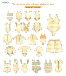 Maillots <span class=keywords><strong>de</strong></span> <span class=keywords><strong>bain</strong></span> pour filles UPF 50 en gros, <span class=keywords><strong>maillot</strong></span> <span class=keywords><strong>de</strong></span> <span class=keywords><strong>bain</strong></span> zippé tendance pour enfants, vêtements <span class=keywords><strong>de</strong></span> plage respirants pour bébés - Product Image 2