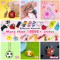 Nouveaux styles populaires, porte-clés en PVC sur le thème de Londres, drapeau britannique, Big Ben, design de porte-clés pour souvenirs britanniques, vente en gros