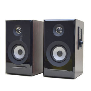 Altavoz de Estantería 2.0 de Madera con Bluetooth, Estéreo HiFi para Computadora Portátil, Alimentado por Corriente Alterna - Product Image 1