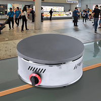 Crêpière à Gaz Kaibo Antiadhésive Accessoires en Option Machine à Crêpes Soufflé Automatique Portable pour la Maison