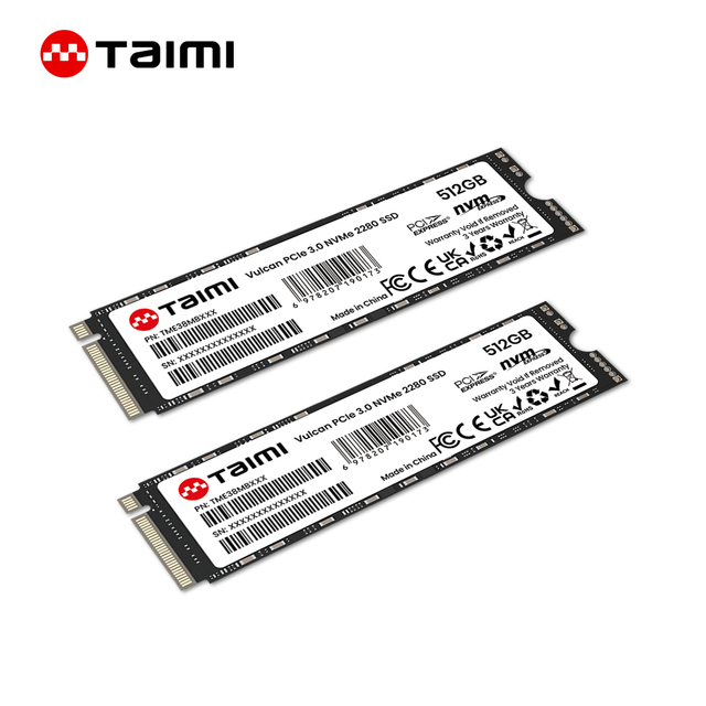 Taimi M2 NVMe SSD PCIe Gen3 128GB/256GB/512GB/1TB 3000MB/s Read Speed Internal SSD for Desktop and Laptop New OEM