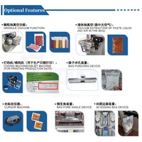 Machine d'emballage verticale automatique de type E, en acier inoxydable 304, compatible avec les équipements d'emballage de poudre, de granulés et de liquides