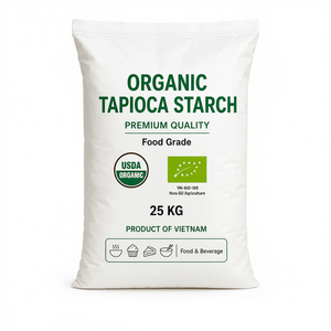 แป้งมันสำปะหลังออร์แกนิก 25 กก. เกรดอาหาร ผลิตภัณฑ์ออร์แกนิก USDA ของเวียดนาม สำหรับอาหารและเครื่องดื่ม - Product Image 3