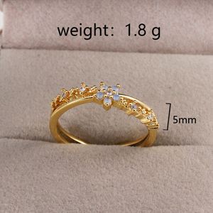 Classic Fashion <b>Heart</b> Shape Brass Ring for Women <b>Sweet</b> Girls Exquisite Shiny Zircon Open Ring - Product Image 3