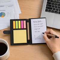 Bloc-notes personnalisé avec stylo et notes autocollantes, bloc-notes à faire la liste des choses à faire, bloc-notes personnalisé avec logo, bloc-notes promotionnel, bloc-notes autocollant