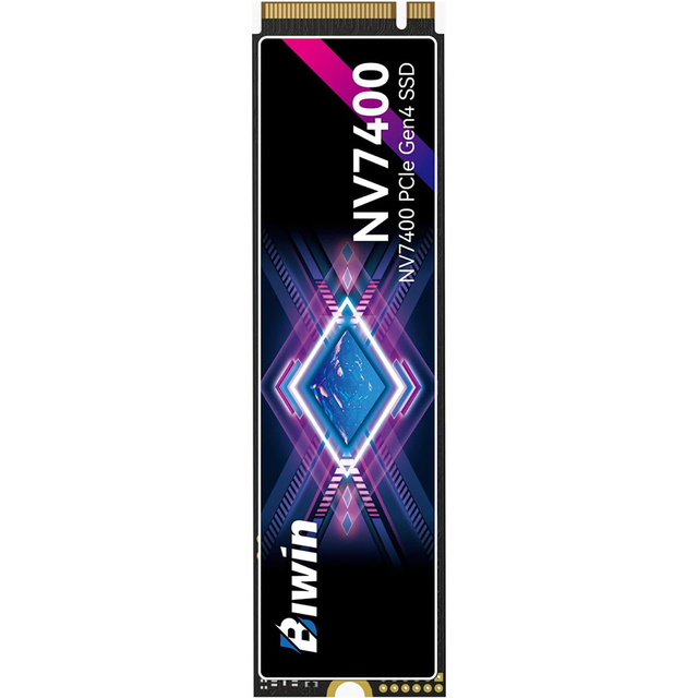 Original BIWIN NV7400 2TB M.2 PCIe 4.0 x4 NVMe 2.0 SSD, 7450MB/s Read 6500MB/s Write TLC NAND Gaming Internal Solid State Drive