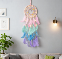 K & B Vente en gros Décoration murale attrape-rêves de Bohème naturel Cadeaux pour la décoration