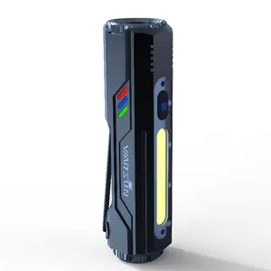 Warsun SQ06 강한 빛 4000 루멘 다기능 조명 IP66 알루미늄 토치 EDC 휴대용 COB 줌 야외 도구 손전등