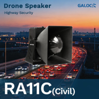 Contrôleur de vol UAV pour alerte de guidage routier en tunnel, liaison de télémétrie sans fil, dispositif acoustique longue portée LDAD 708m
