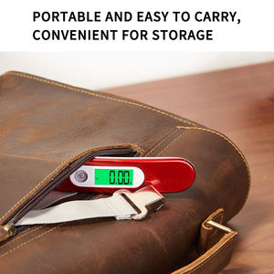 เครื่องชั่งน้ำหนักกระเป๋าเดินทางระบบดิจิทัลแบบพกพาน้ำหนัก50กก./<span class=keywords><strong>110</strong></span>ปอนด์ - Product Image 2