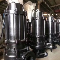 Pompe submersible broyeuse WQ à haute pression à commande automatique, anti-colmatage, 220V/380V, garantie 1 an, pour drainage de sous-sol et usage municipal