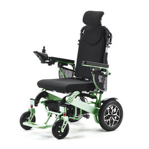 Fauteuil roulant électrique inclinable avec personnalisation de la couleur du cadre, soins à domicile, pliage rapide, durable, en vente - Product Image 5