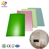 Panneau HPL décoratif haute pression, couleur unie, finition mate, pour intérieurs commerciaux