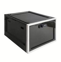 Boîte de rangement de médicaments en plastique sécurisée avec serrure, boîte à pilules verrouillable pour enfants, boîte de rangement pour médicaments sur ordonnance, organisateur personnalisé