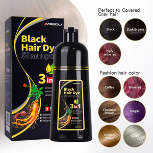 Champú de Coloración Rápida para Cabello Negro de Fábrica Meidu - Product Image 1