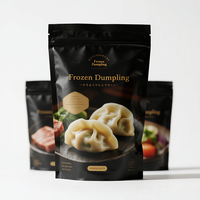 Emballage d'impression, emballage transparent en plastique pour boulettes, sacs pour aliments congelés, emballage congelé, pochette rétractable pour aliments congelés