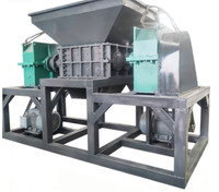 Broyeur multifonctionnel à double arbre, broyeur industriel pour le recyclage de divers déchets solides
