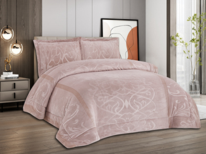 Chất Lượng Cao Và Siêu Ấm Áp 100% Polyester Sợi Nhuộm Nổi Flannel <span class=keywords><strong>Comforter</strong></span> <span class=keywords><strong>Set</strong></span> Cho Phòng Ngủ - Product Image 4