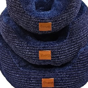 Cama para perros Yommy A Set S+M+L, cama ovalada de pana para mascotas, tallas S, M, L, impermeable, base antideslizante - Product Image 6