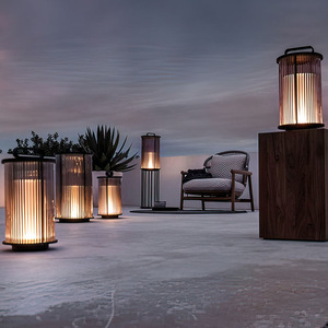 Lustre de style japonais Wabi-Sabi pour hôtels, restaurants, salle à manger, lampe de table, tissu chinois, inspiré du zen, lampe de salon de thé, lampe de bar - Product Image 5