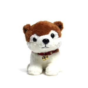 Adorable Peluche de <span class=keywords><strong>Akita</strong></span> Inu, <span class=keywords><strong>Cachorro</strong></span> de Peluche Suave en Posición Sentada, Marrón y Blanco, Juguete de <span class=keywords><strong>Perro</strong></span> para Niños y Niñas, Compañero de Dormitorio - Product Image 2