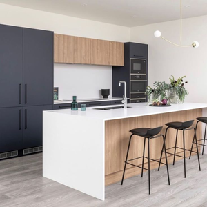 خدمة شاملة من BAINENG لتخصيص المنزل بالكامل، خزائن مطبخ من الفولاذ المقاوم للصدأ، أثاث عصري، مشروع أثاث للفلل - Product Image 1