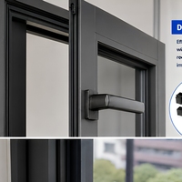 Bande d'étanchéité en caoutchouc silicone extrudé sur mesure pour portes et fenêtres, profilé en U, garniture de bord, profilé résistant aux intempéries pour cadres en verre et en aluminium