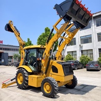 Nouvelle chargeuse-pelleteuse 420f2 430f2 430f 420f 416e Retroexcavadora Mini excavatrice Chargeuse sur pneus 4x4 pour la construction et l'agriculture