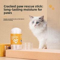 Baume pour pattes d'animaux, directement de l'usine, sans danger pour la léchage, protège, répare, nourrit les pattes sèches et gercées des animaux de compagnie