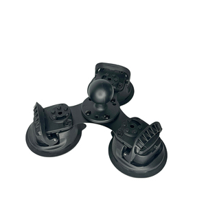 Support de fixation VINmounts AL à triple ventouse pour pare-brise, tableau de bord et fenêtre, base à ventouse pour support de tablette de voiture VIN-C-016-AL - Product Image 1