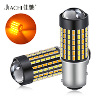 Nouvelles ampoules LED 1157 BAY15D pour feux stop et feux arrière, double couleur ambre et blanc, clignotant, lampe de signalisation de freinage, DRL, Plug and Play, 12-24V