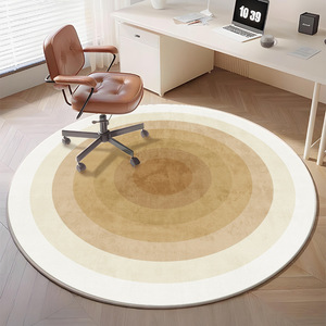 Tapis rond imitation cachemire à motif abstrait, antidérapant, décoration d'intérieur, tapis de sol pour salon, chambre à coucher, protection de chaise de bureau - Product Image 4