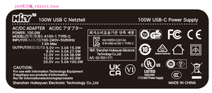 Kc 5V-20V USB-C PD 100W PSU cung cấp điện Adapter cho công nghiệp ai máy chủ máy tính xách tay kiosk <span class=keywords><strong>POS</strong></span> Máy PoE Viễn thông âm thanh - Product Image 5