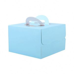 Manufacturer Portable Candy White <b>Card</b> Colorful Gift Pastry Paper <b>Box</b>, Custom Cake <b>Box</b> Packaging - Product Image 1