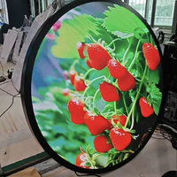 Pantalla LED Flexible para Interiores X,X, Pantalla LED Suave de Alta Definición para Decoración Visual de Tiendas de Lujo