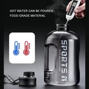 Botella de Agua Deportiva de 1.7L/2.7L, Taza para Gimnasio y Ciclismo, Botella de Agua Portátil de Gran Capacidad para Fitness, Camping, Hombres - Product Image 4