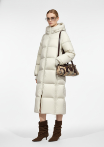 QLYP Giacca Lunga Invernale Impermeabile alla Moda, Imbottita in Piuma, con Zip, Cappuccio Regolabile e Colletto Alto - Product Image 2