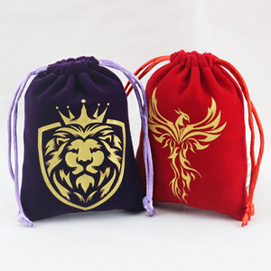 8*10 cm Custom Color Personalized logo Print Drawstring Pouches Custom Jewelry Packaging Bag - Product Image 3