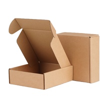Boîte d'expédition en carton ondulé biodégradable et compostable, prix attractif, vente chaude, personnalisable