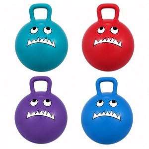 Ballon rebondissant Hopper <span class=keywords><strong>Ball</strong></span> 45 cm en PVC, 500 g, avec sac OPP, pour enfants, jeu d'intérieur et d'extérieur, vente en gros, OEM - Product Image 1