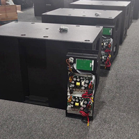 Système d'amplification audio en direct de qualité supérieure, enceintes Line Array pour performances en extérieur, métal, 8/4 ohms, alimentation CA