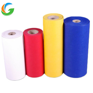 Golden Eco-friendly Recycled 100% Polyester PET Non-woven Fabric Rpet Spunbond Nonwoven Fabric for <strong>Furniture</strong> - Product Image 5