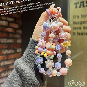 Sangle <span class=keywords><strong>de</strong></span> <span class=keywords><strong>téléphone</strong></span> en PVC mignon style anime, cordon <span class=keywords><strong>de</strong></span> <span class=keywords><strong>téléphone</strong></span> <span class=keywords><strong>portable</strong></span> perlé, coloré, universel, anti-perte, porte-clés et collier - Product Image 4