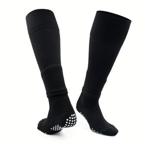 Chaussettes longues antidérapantes en coton 100 % noir et blanc, personnalisées pour équipes de football, pour hommes et enfants, pour le sport et le soccer - Product Image 5
