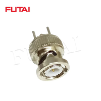 Connecteur RF coaxial BNC mâle DC-3GHz à montage sur circuit imprimé, vente directe usine, pour carte PCB de surveillance de sécurité