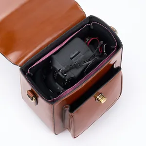 Bolsa de cabestrillo para cámara, bolsa organizadora de cables de viaje, bolsa para cámara, mochila para videocámaras DSLR y portátiles