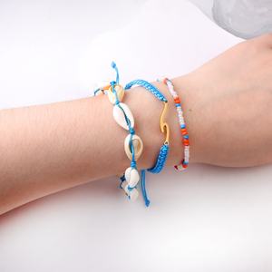 Bracelets décontractés pour filles à prix abordables, bijoux de style marin, bracelet en plastique tendance, bracelet réglable en acier inoxydable pour femmes - Product Image 1