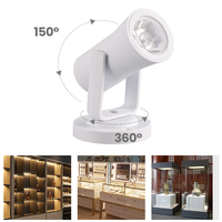 NOUVEAU MINI Lampe à réflecteur PC Material Cabinet AC220V White/Warm White/RGB Surface Mounted LED Spotlight Indoor Lighting Spot