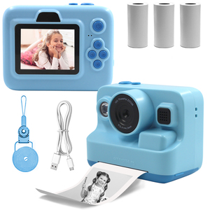 HD 1080P Pantalla de 2,4 pulgadas sin tinta Cámara de impresión instantánea para niños Cámara de impresión térmica para niños - Product Image 6